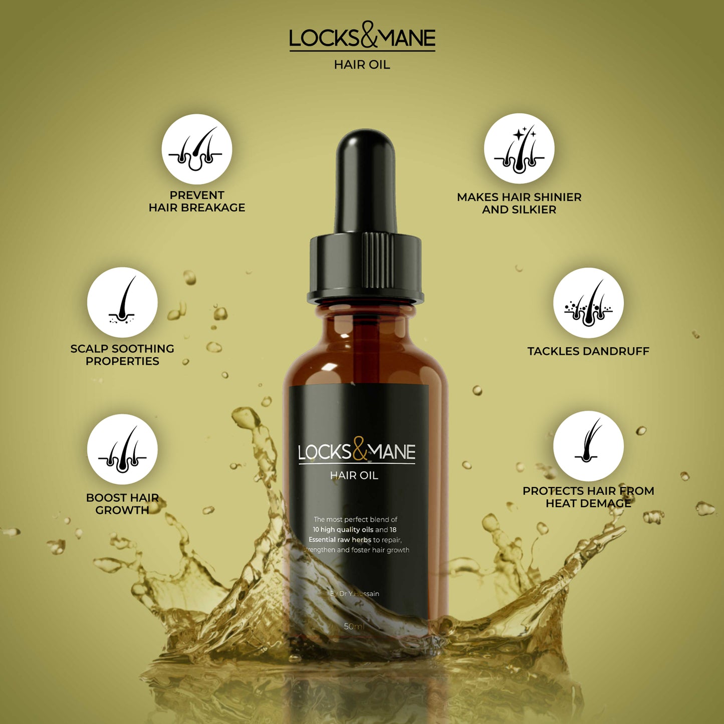 Locks & Mane Hair Oil 50ml